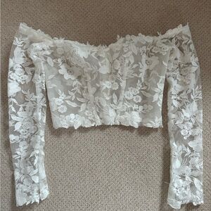 Untamed Petals Lace Bolero